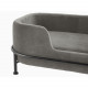 Pet Sofa Puffed velvet dark grey [Display]